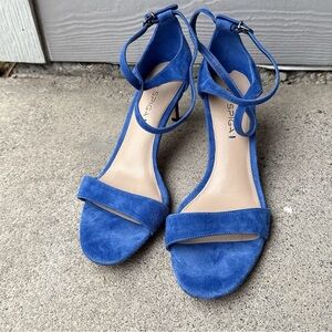Via Spiga Royal Blue Suede Heels
